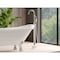 Castello Usa Neptune Freestanding Chrome Gooseneck Tub Filler Faucet with Drift Handle CB-F04-CR-J0903 - alternate 7